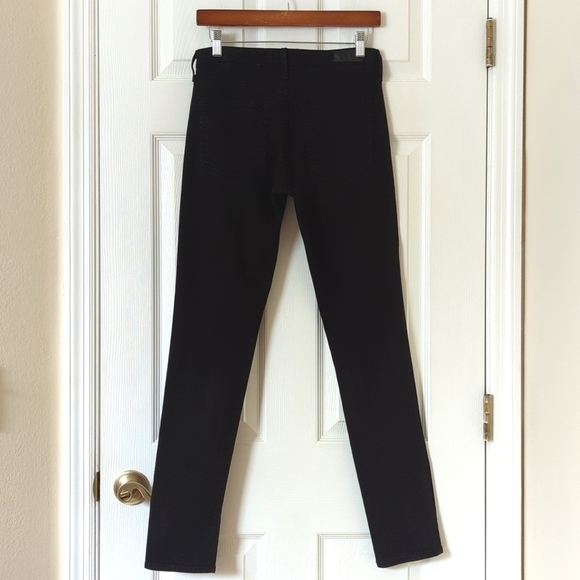 AG Adriano Goldschmied The Prima Mid Rise Cigarette Leg Skinny Jeans Black 26 - Picture 4 of 15